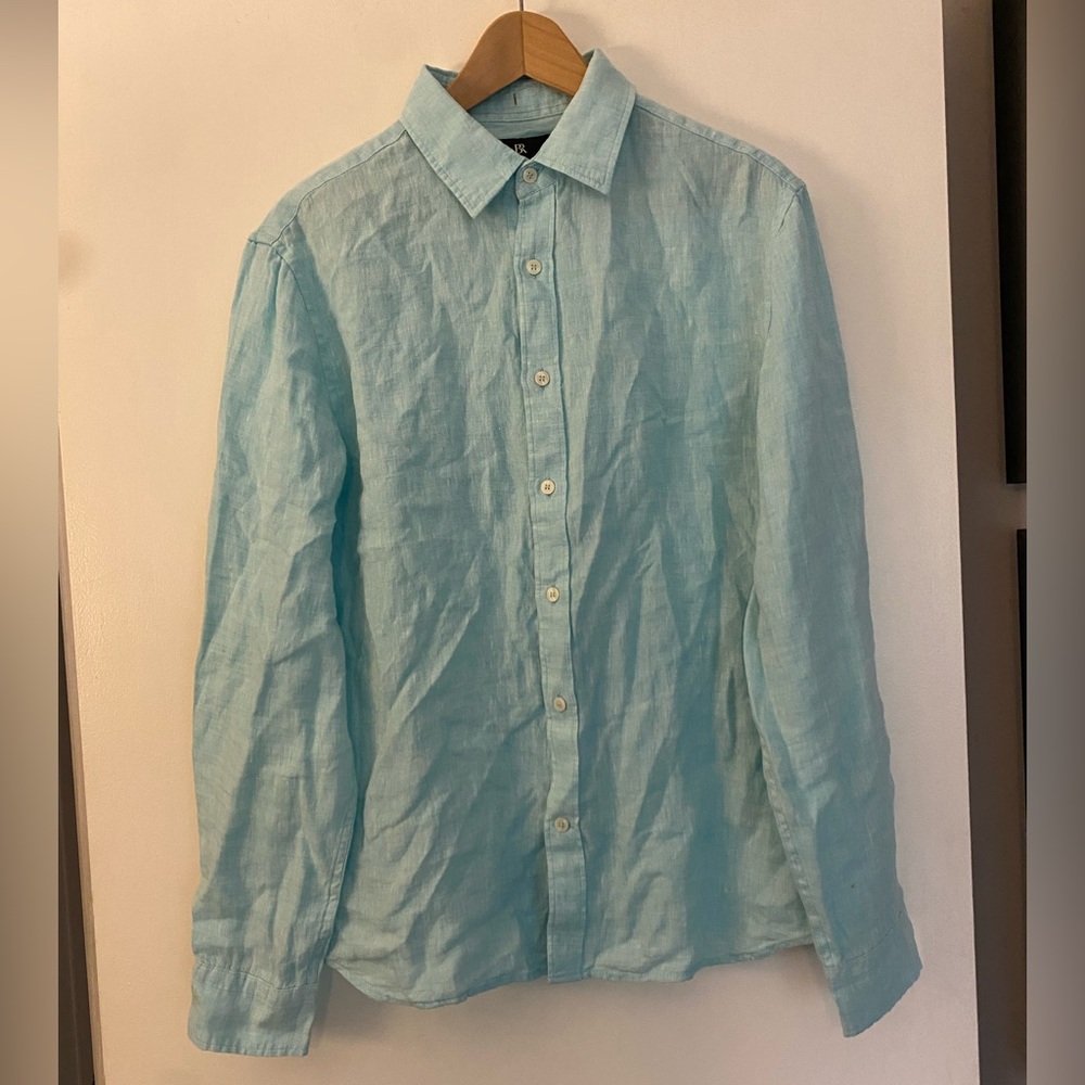 Banana Republic STANDARD-FIT LINEN SHIRT
Long Sleeve SIZE Medium Q13 - Picture 8 of 8
